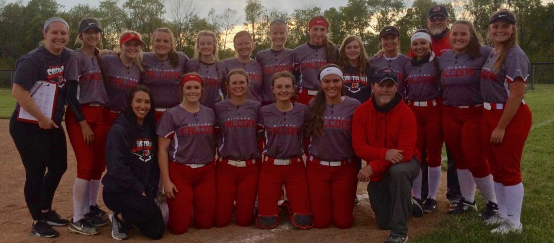 Minford Falcons softball